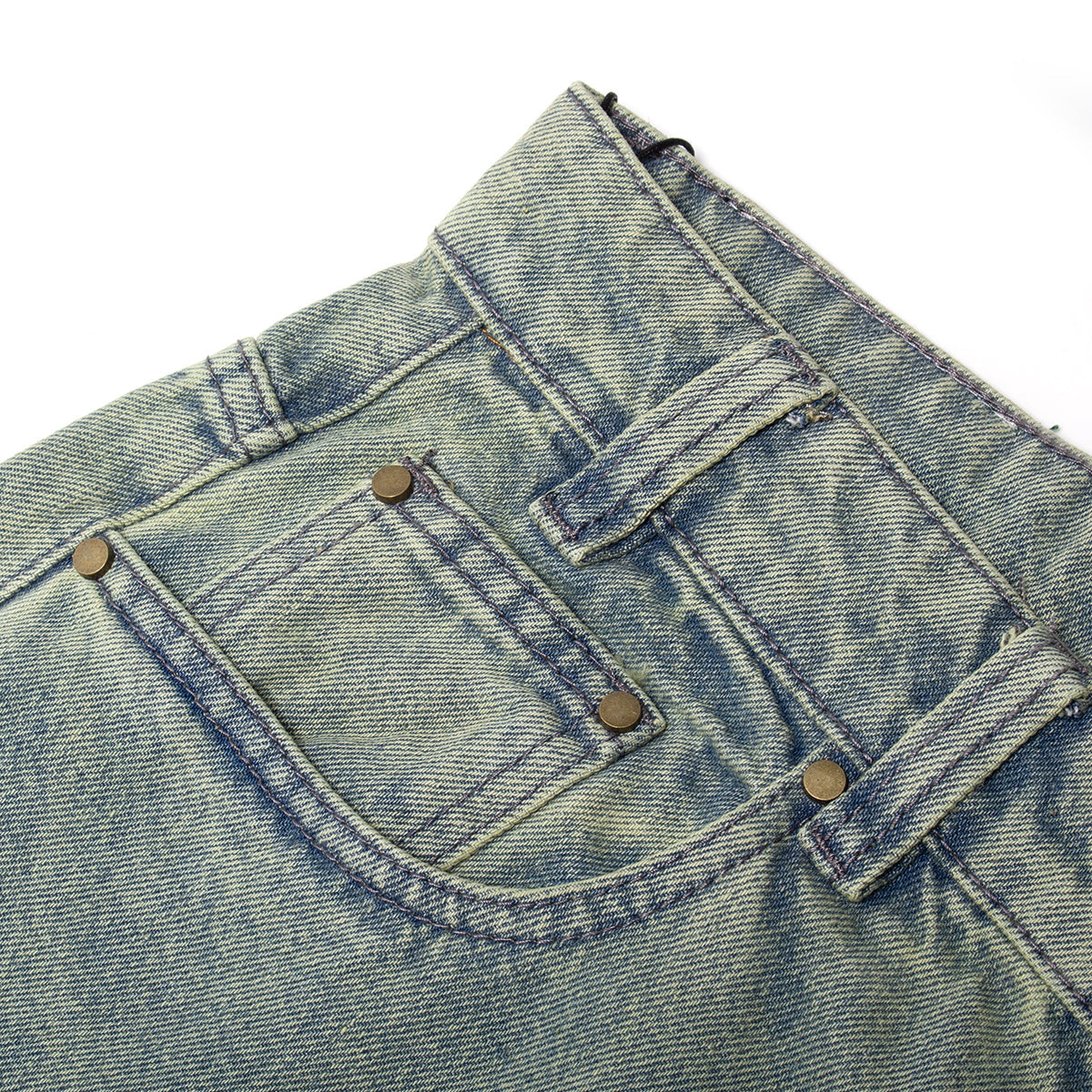 Wide Cut Denim Jeans