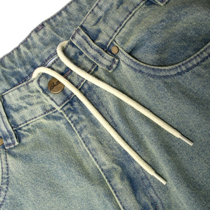 Wide Cut Denim Jeans