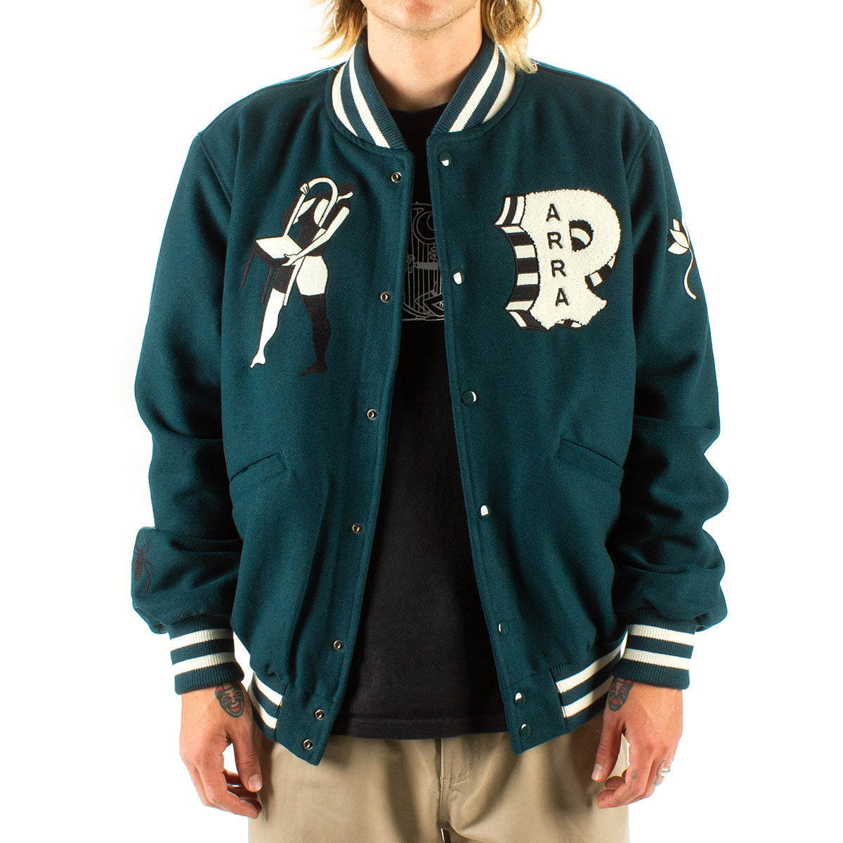 Cloudy Star Varsity Jacket