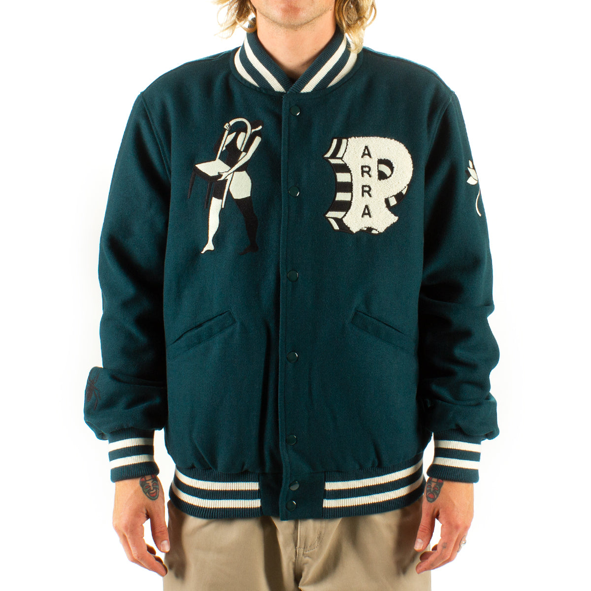 Cloudy Star Varsity Jacket