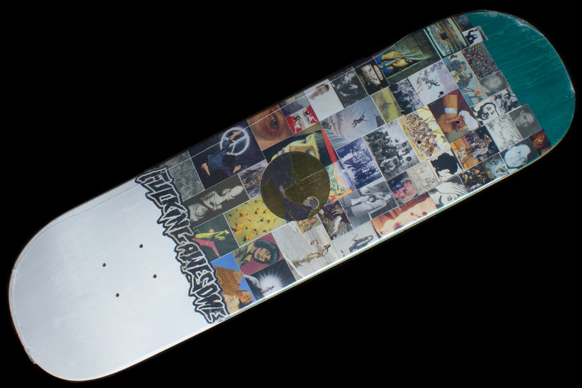 Louie Collage II Teal Deck - 8.38"