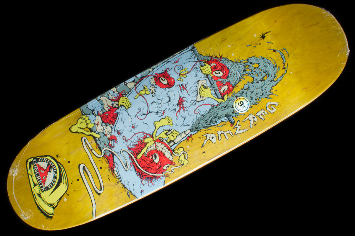 Gerwer Grimple Artwork Yellow Deck - 9.12"