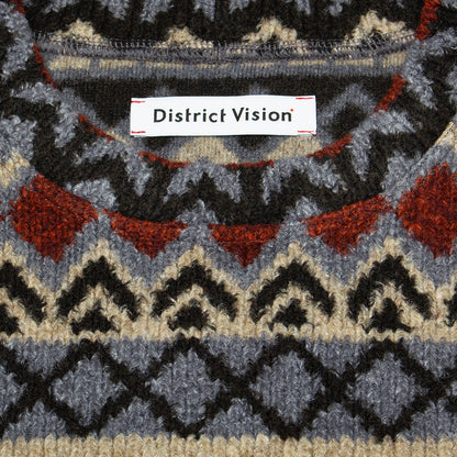 Jacquard Knit Crewneck