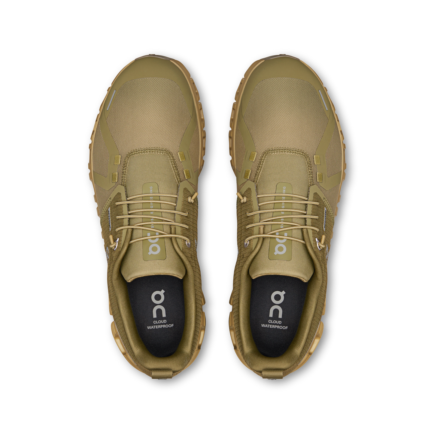 On Running Men's Men's Cloud 6 Waterproof Shoes - Olive / Safari
