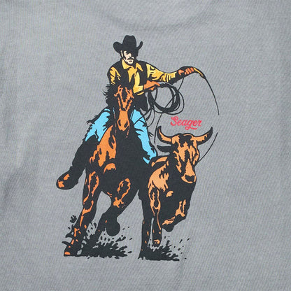 Seager Premium Rodeo Series Tee- Pigment Grey