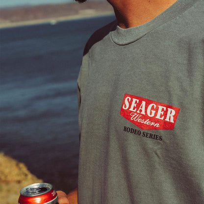 Seager Premium Rodeo Series Tee- Pigment Grey