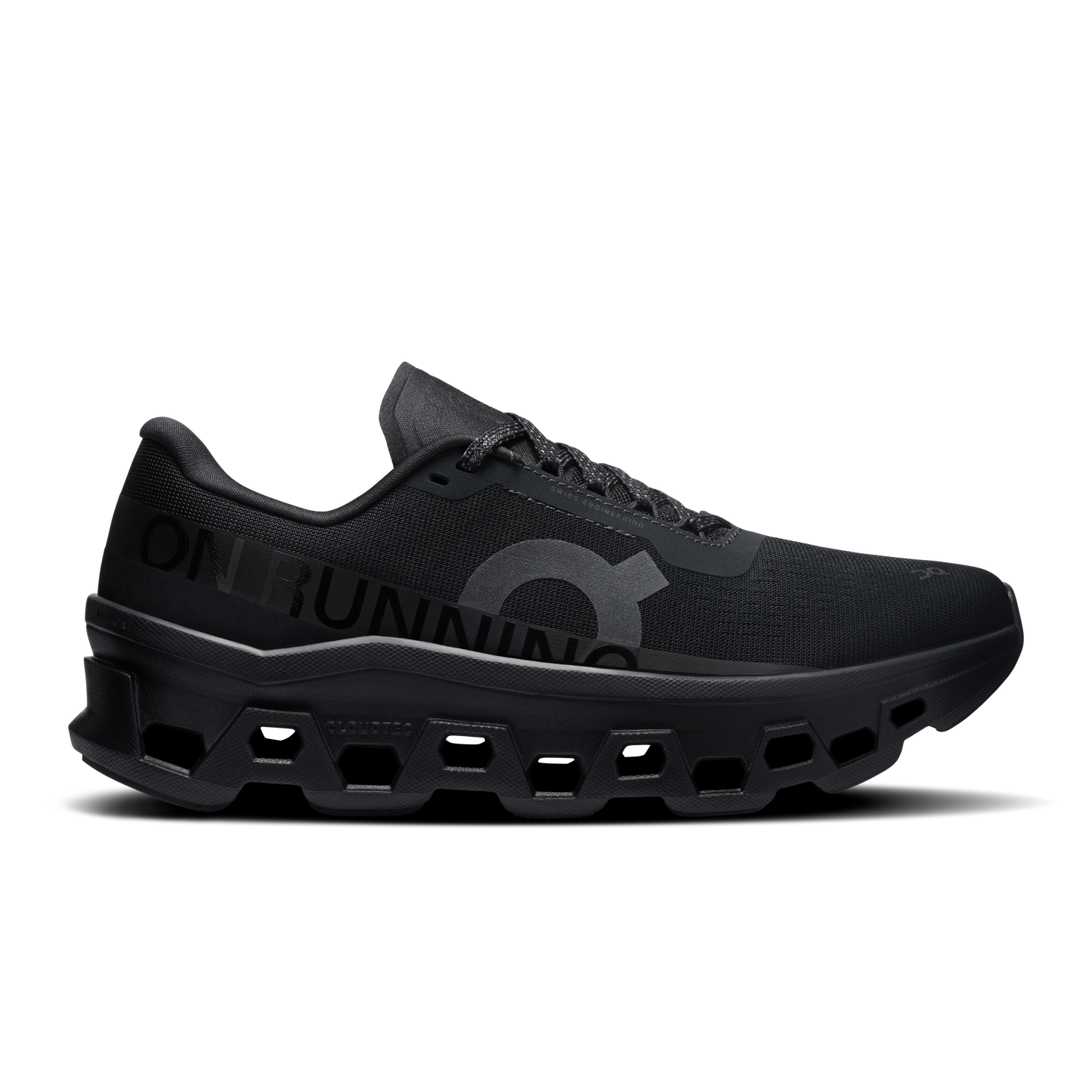 On Running Women's Cloudmonster 1 Shoes - Black / Black