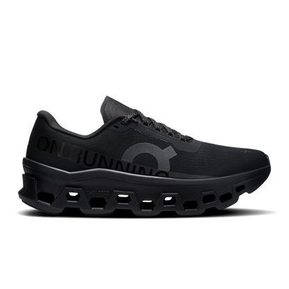 On Running Women's Cloudmonster 1 Shoes - Black / Black