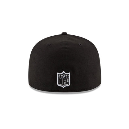 Baltimore Ravens Black & White 59FIFTY Fitted Hat