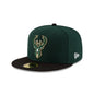 Milwaukee Bucks 2Tone 59FIFTY Fitted Hat