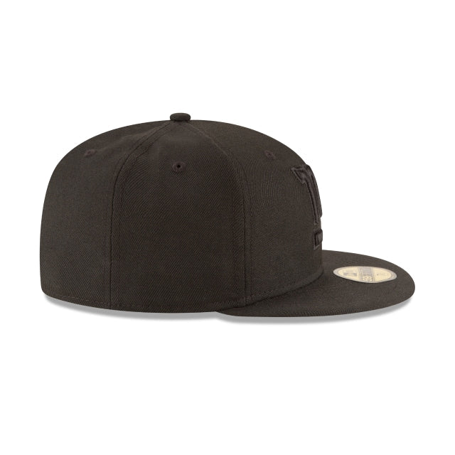 New York Giants Black On Black 59FIFTY Fitted Hat