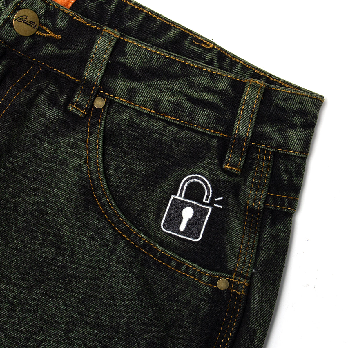 Lock Baggy Denim Jeans