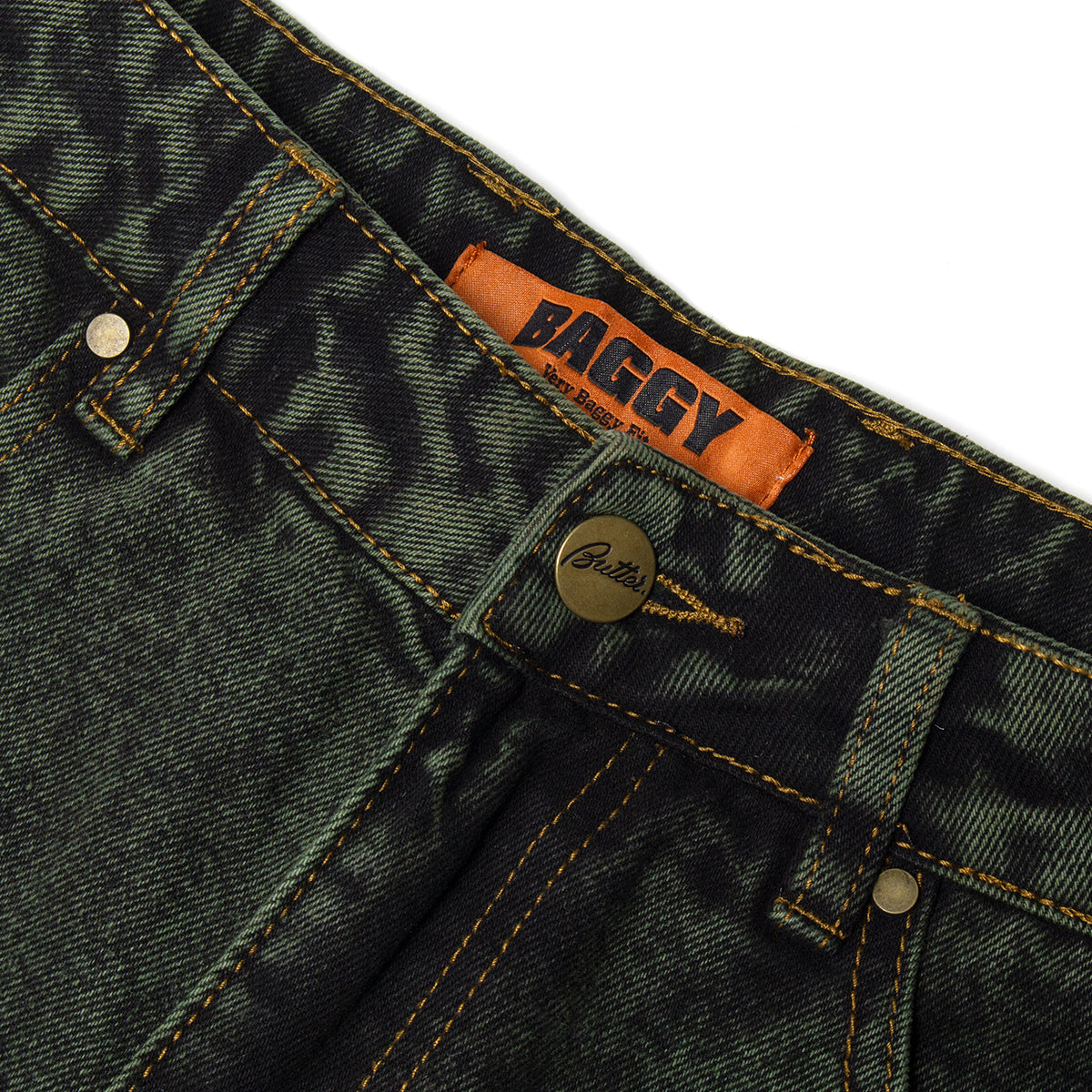 Lock Baggy Denim Jeans