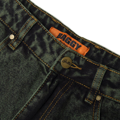 Lock Baggy Denim Jeans