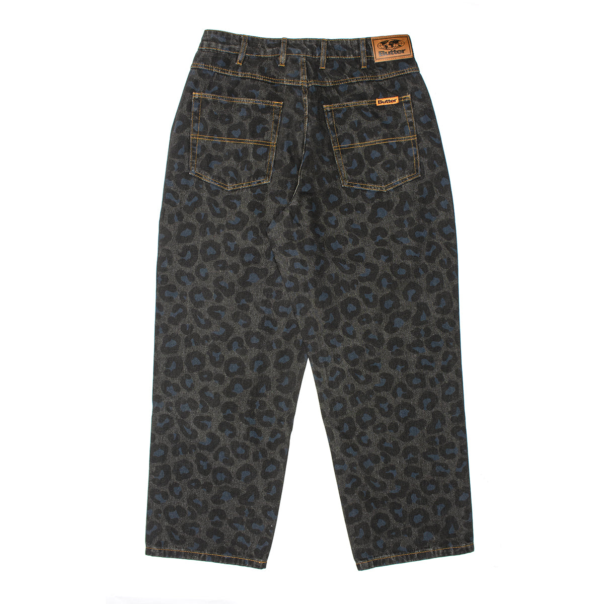 Leopard Denim Jeans
