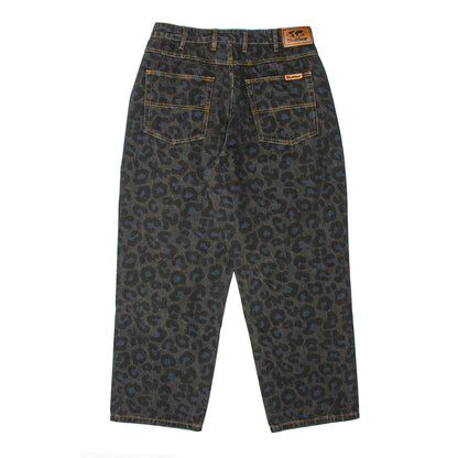 Leopard Denim Jeans