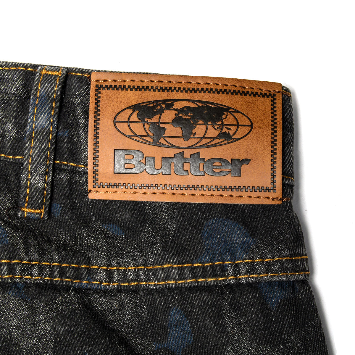 Leopard Denim Jeans
