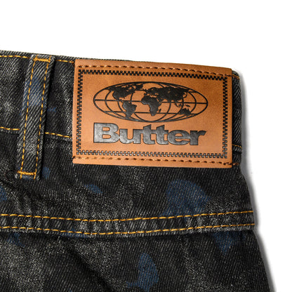 Leopard Denim Jeans