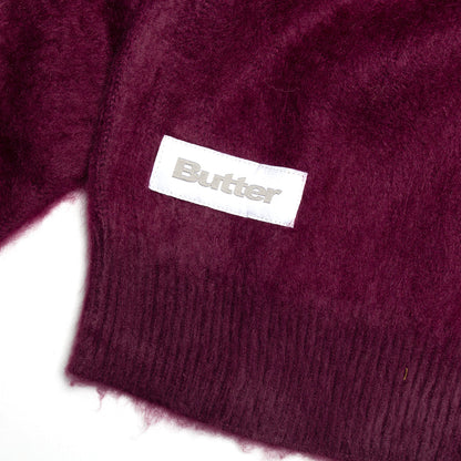 Mohair Button-Up Knitted Shirt