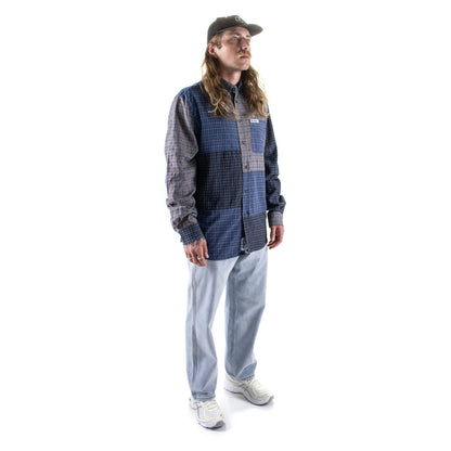 Patchwork Plaid L/S Shirt