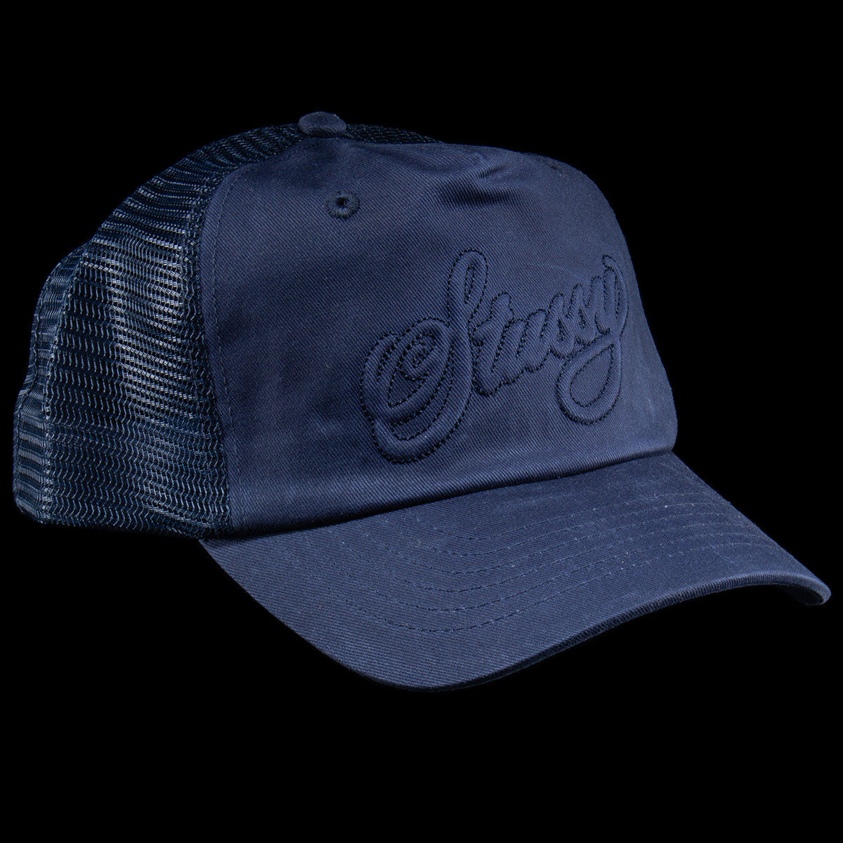 Trucker Cursive Stitch Cap