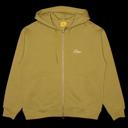 Cursive Zip Hoodie