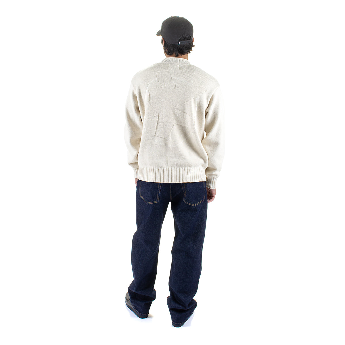 Tonal Mock Neck Sweater