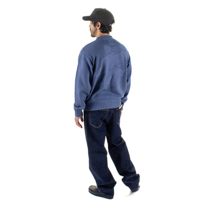 Tonal Mock Neck Sweater