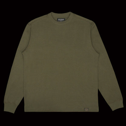 Waffle Knit Thermal Crewneck