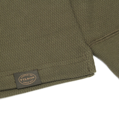 Waffle Knit Thermal Crewneck