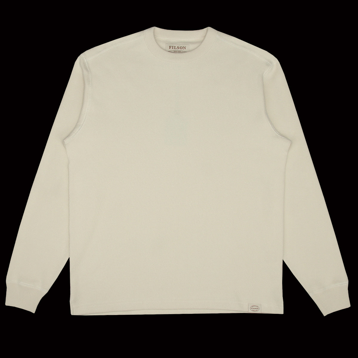 Waffle Knit Thermal Crewneck