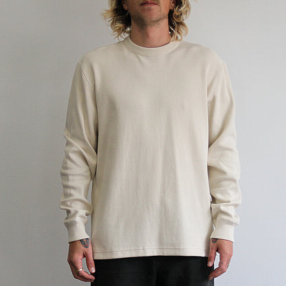 Waffle Knit Thermal Crewneck
