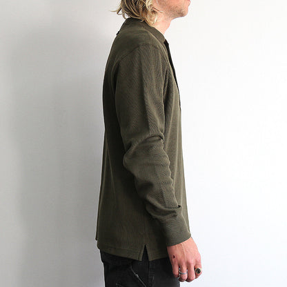 Waffle Knit Henley
