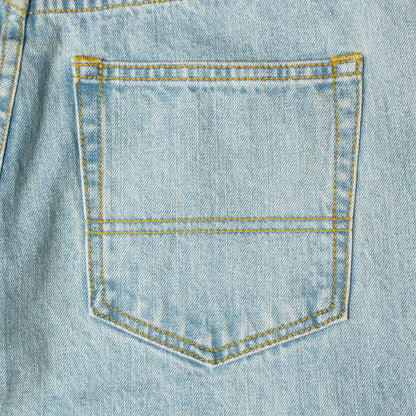 Pleated Jeans