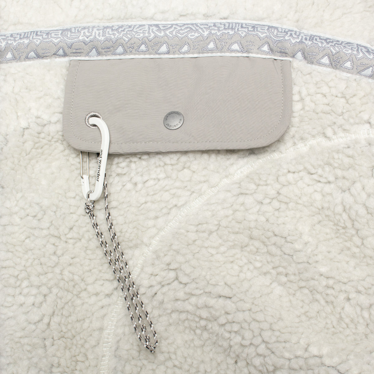 Gramicci x And Wander Women's JQ Tape Fleece Jacket