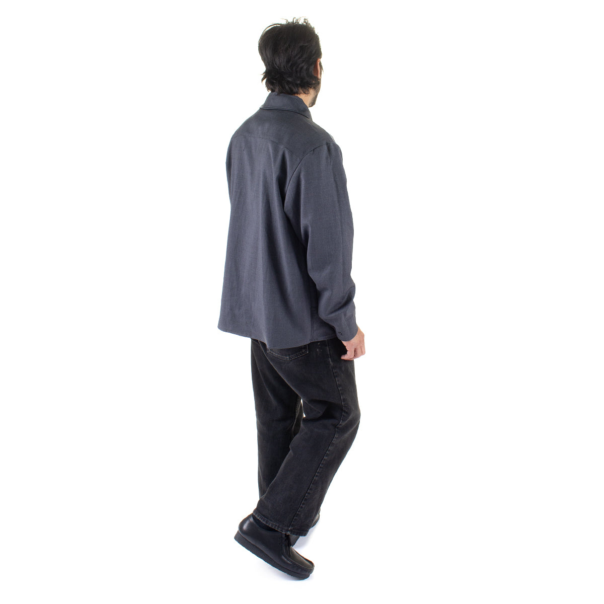 Reversible Wool Overshirt