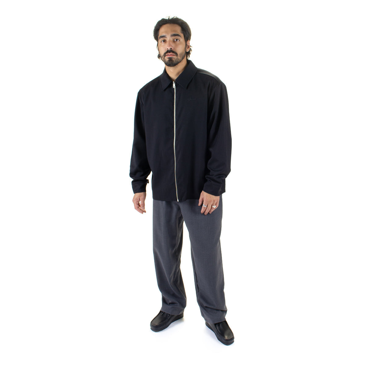 Reversible Wool Overshirt