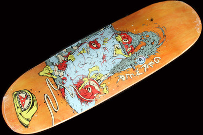 Gerwer Grimples At Work Deck Orange 9.1"
