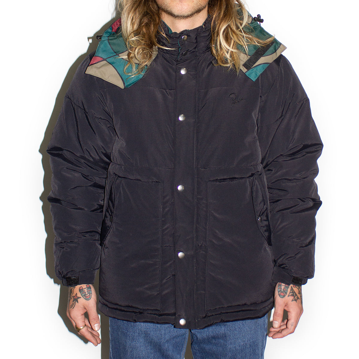 Trees In Wind Puffer Jacket