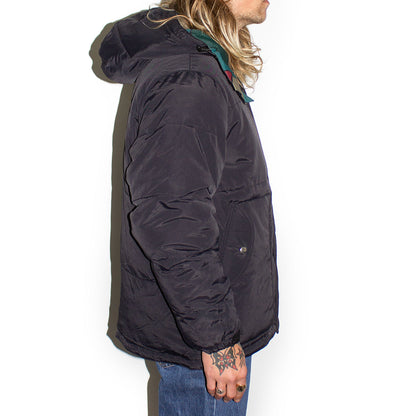 Trees In Wind Puffer Jacket