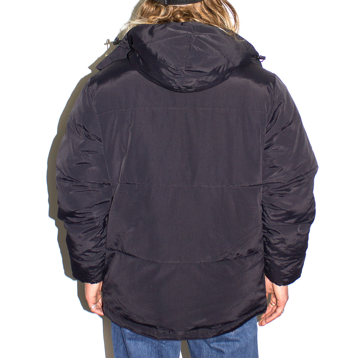 Trees In Wind Puffer Jacket