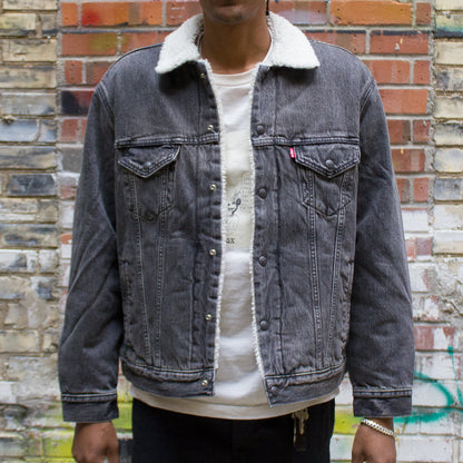 Vintage Fit Sherpa Trucker Jacket