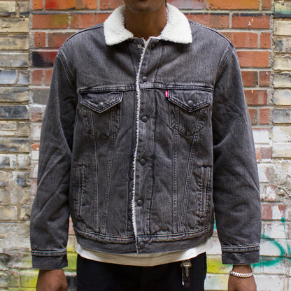 Vintage Fit Sherpa Trucker Jacket