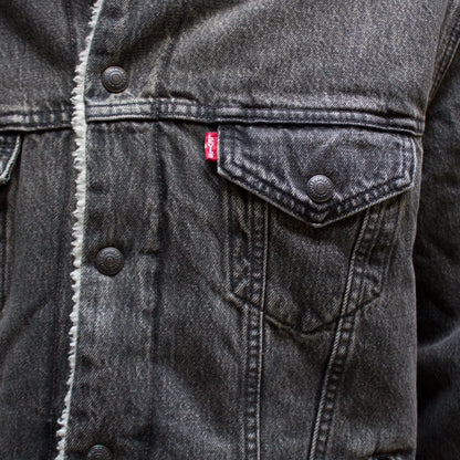 Vintage Fit Sherpa Trucker Jacket