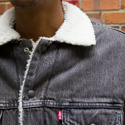 Vintage Fit Sherpa Trucker Jacket