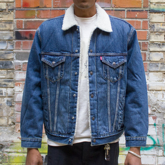 Vintage Fit Sherpa Trucker Jacket