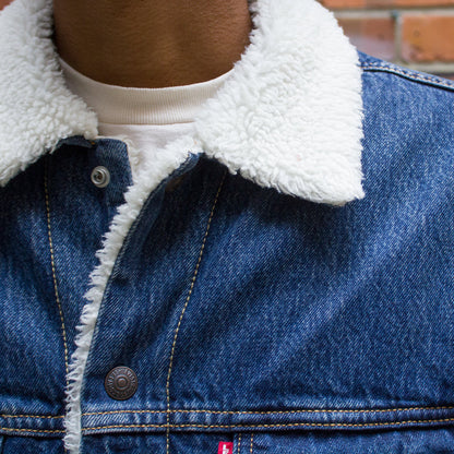 Vintage Fit Sherpa Trucker Jacket