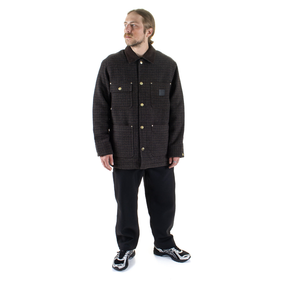 Lowis Houndstooth Chore Coat