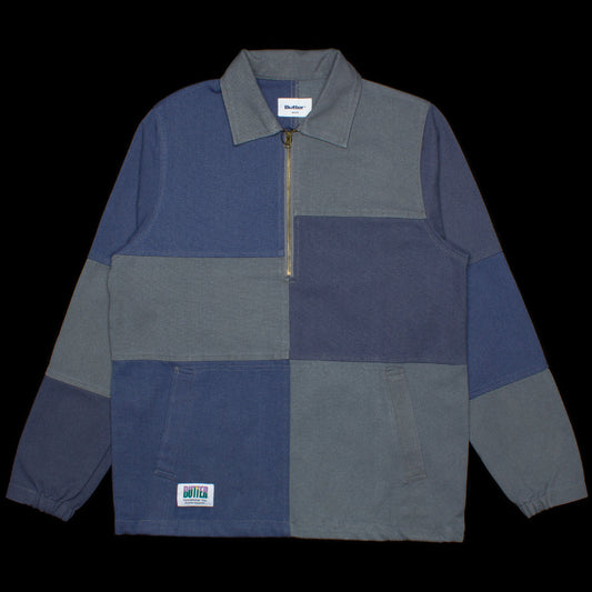 Washed Canvas Patchwork Jacket