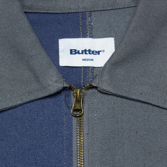 Washed Canvas Patchwork Jacket